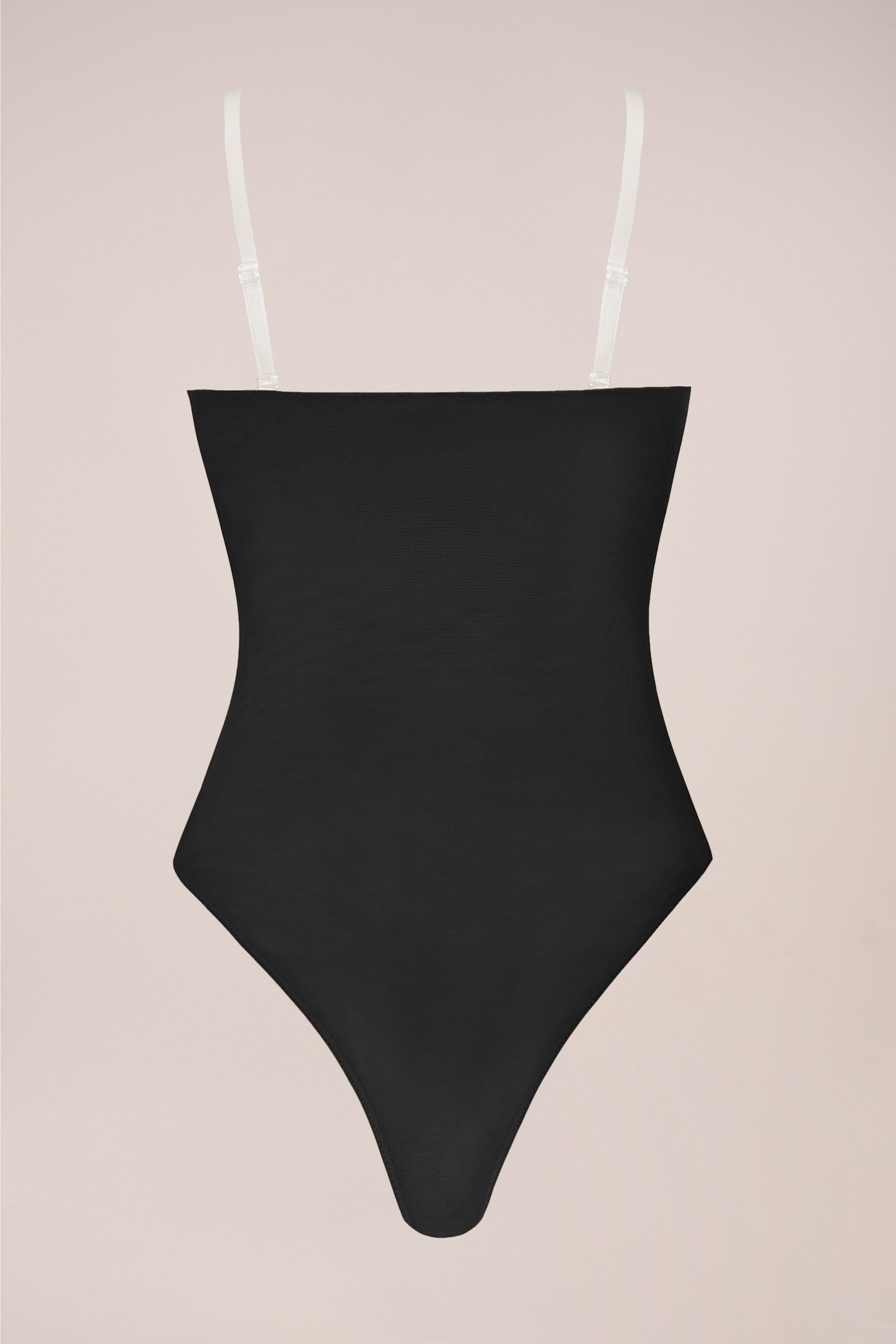 Strapless Bodysuit in Black - 2