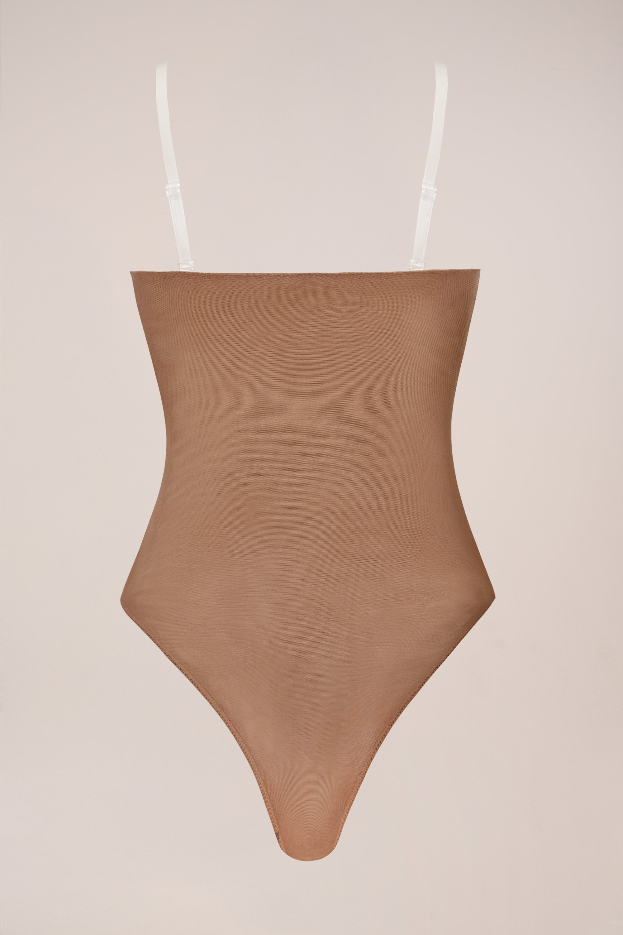 Strapless Bodysuit in Honey - 2