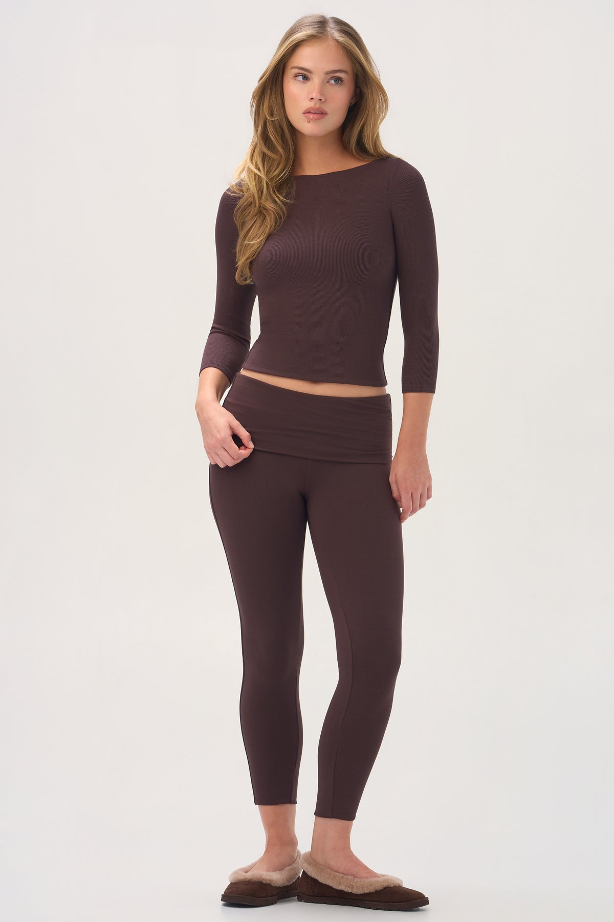 ButterCloud™ 7/8 Leggings in Espresso