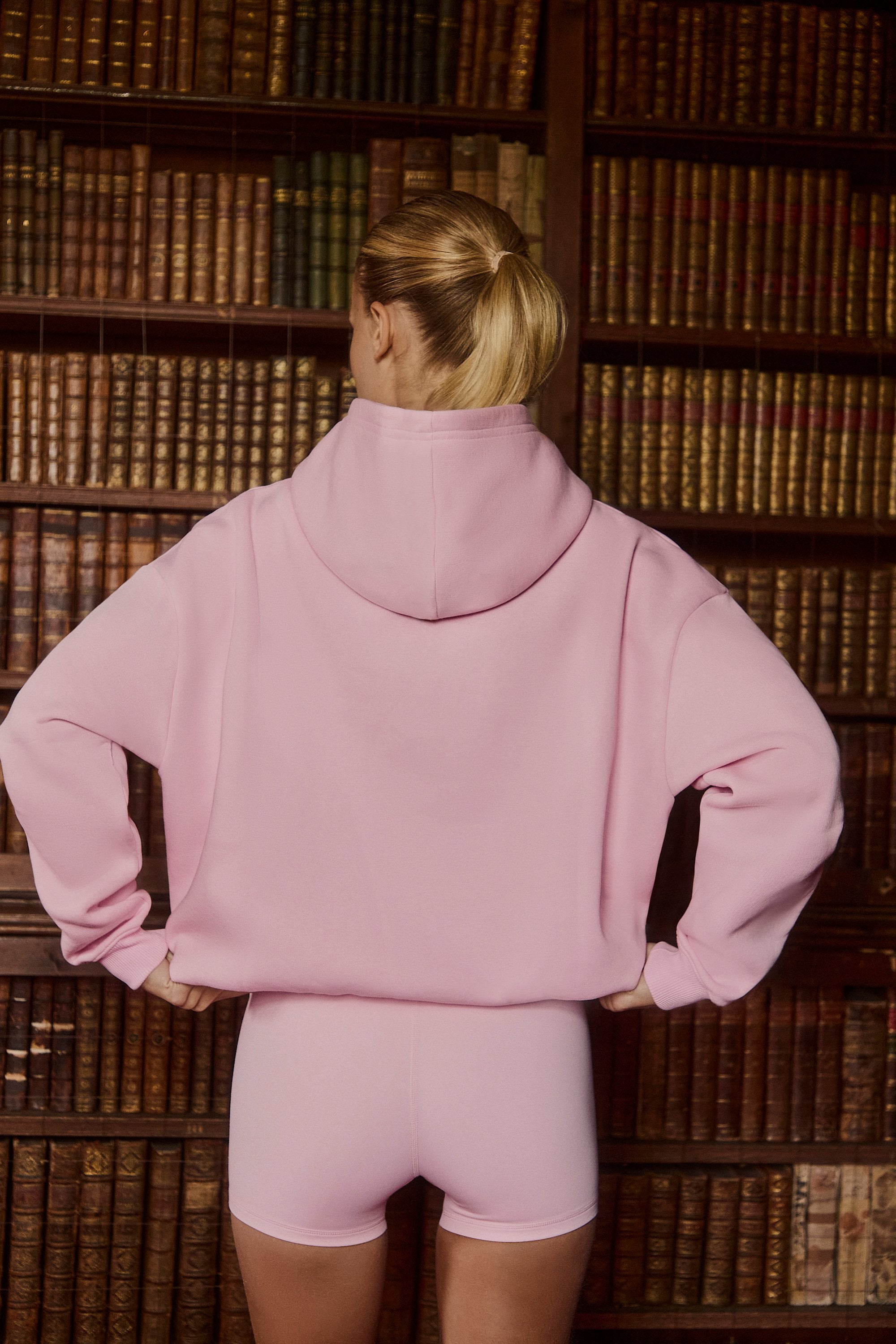 Embroidered Oversized Hoodie in Bloom