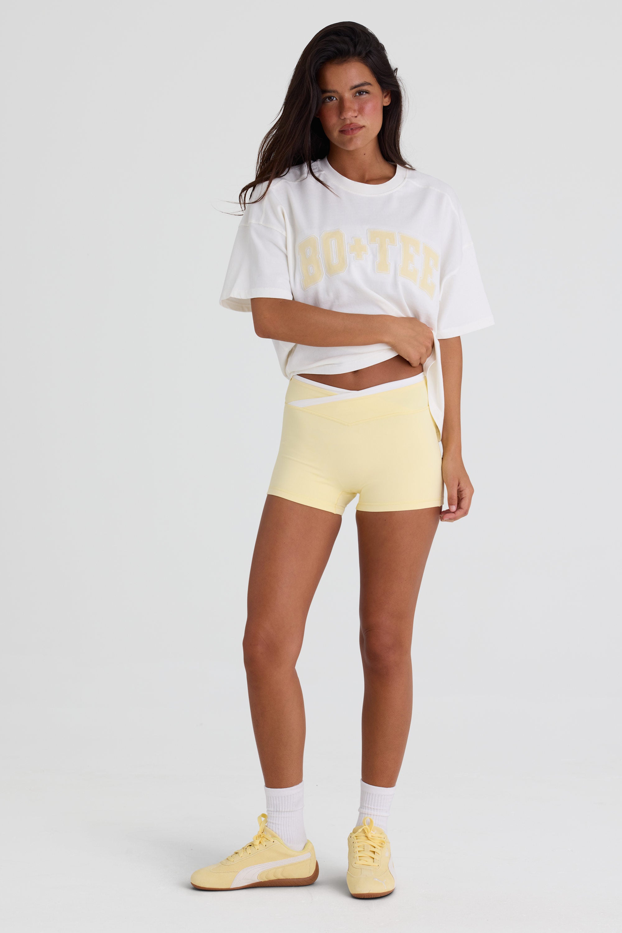 Oversized Cotton-Jersey T-Shirt in White