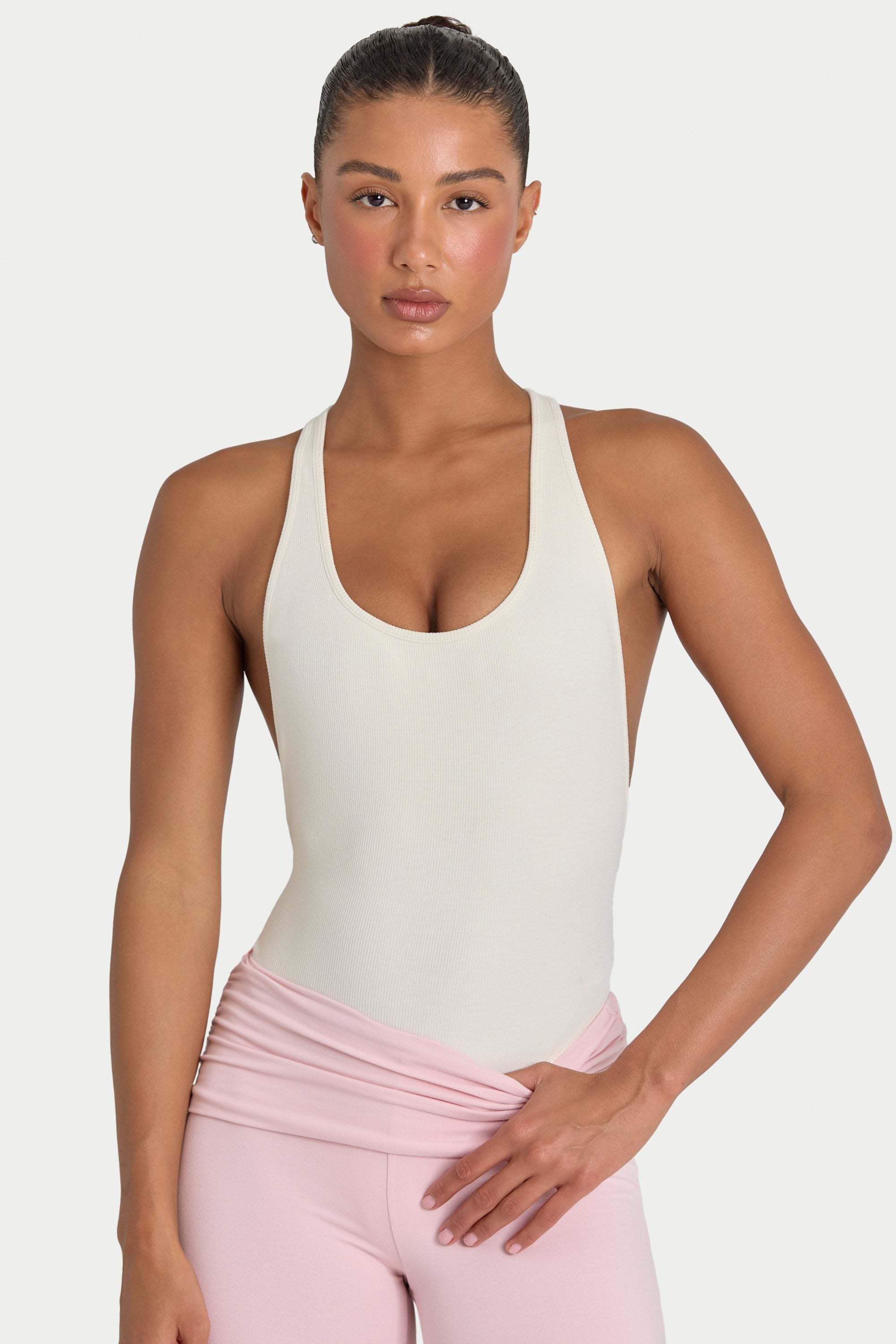 Modal Bodysuit in Ivory