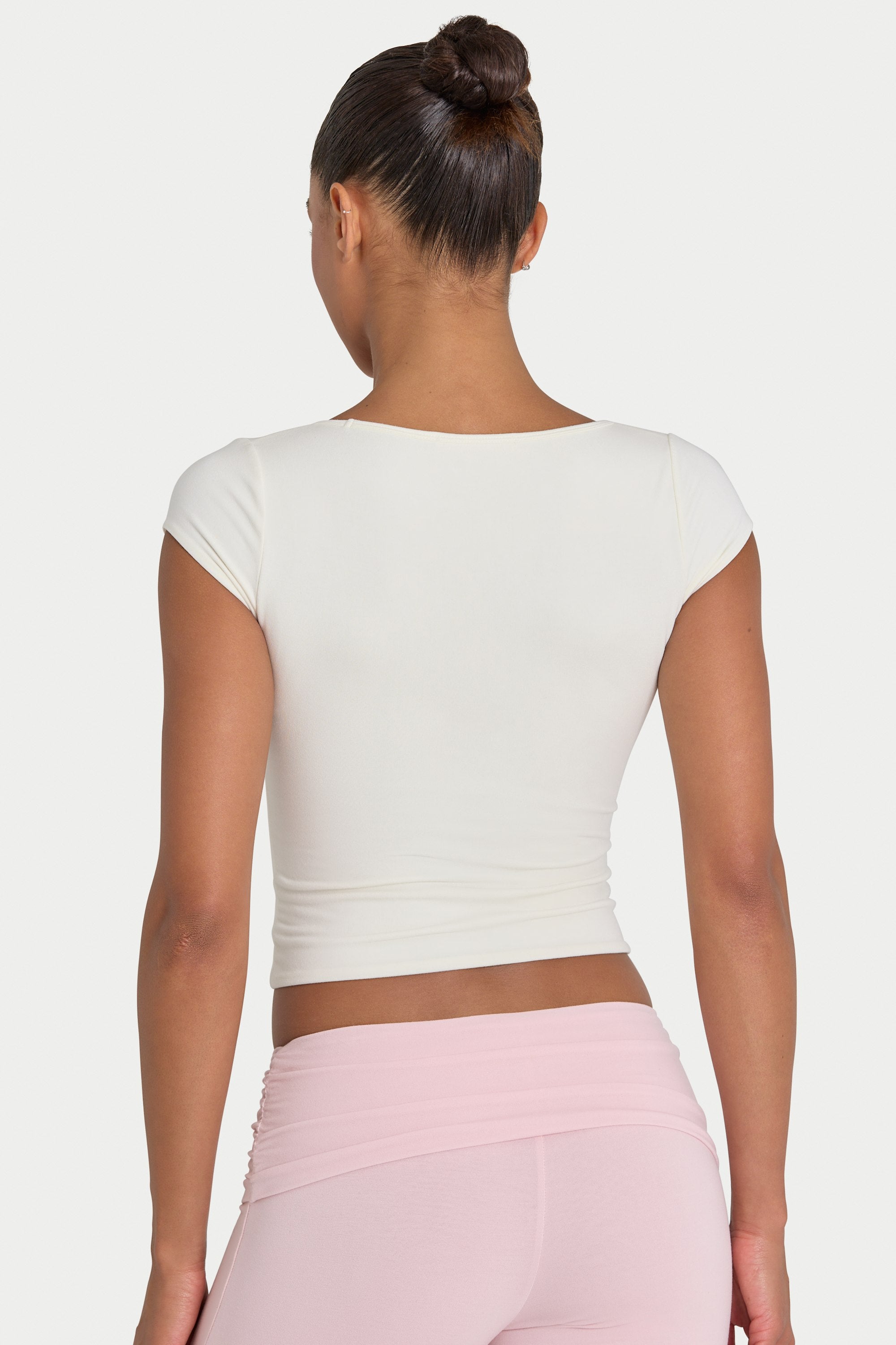 ButterCloud™ Crop Top in Coconut - 2