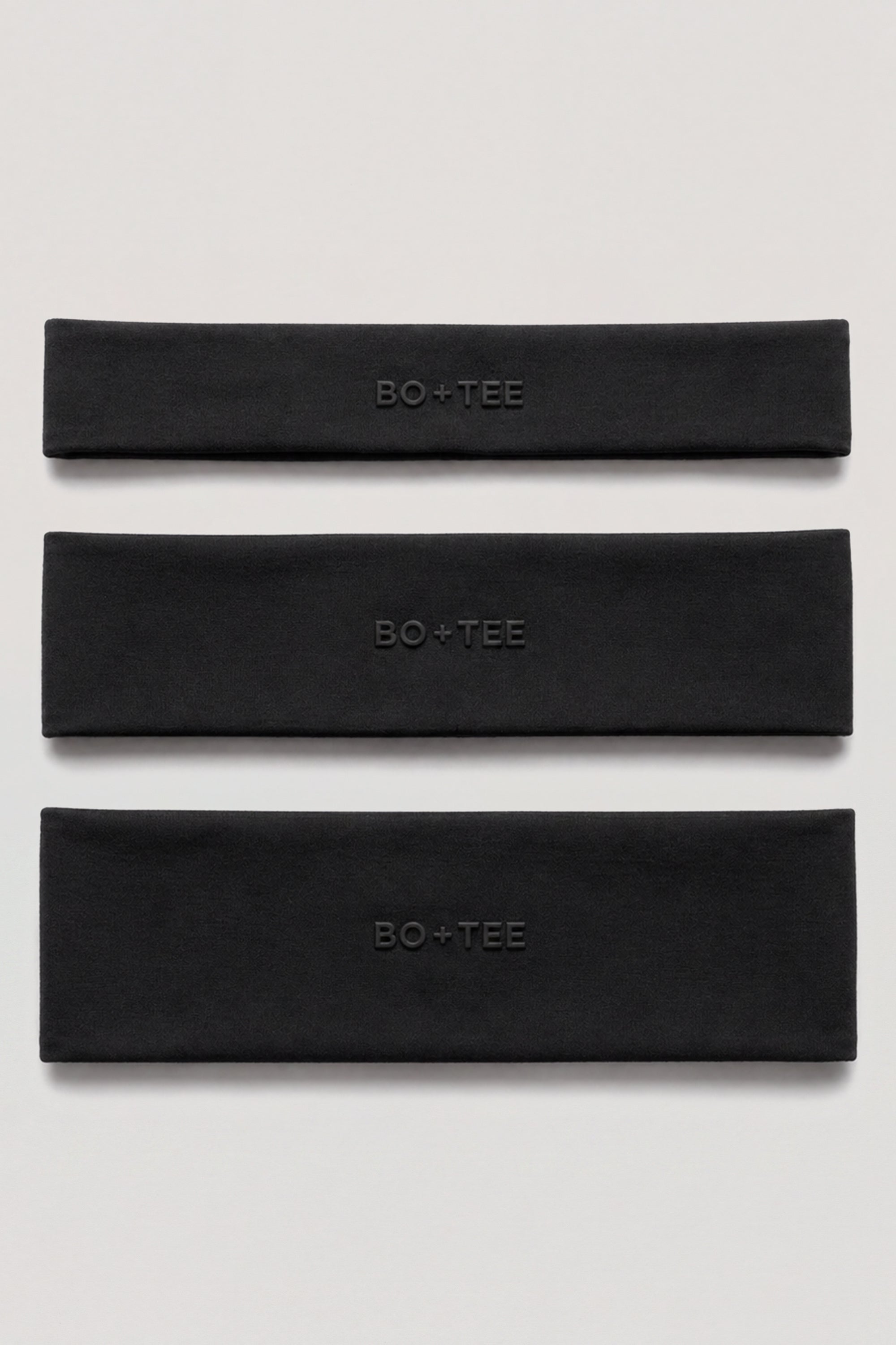 Soft Active Headband 3-Pack in Black - 1