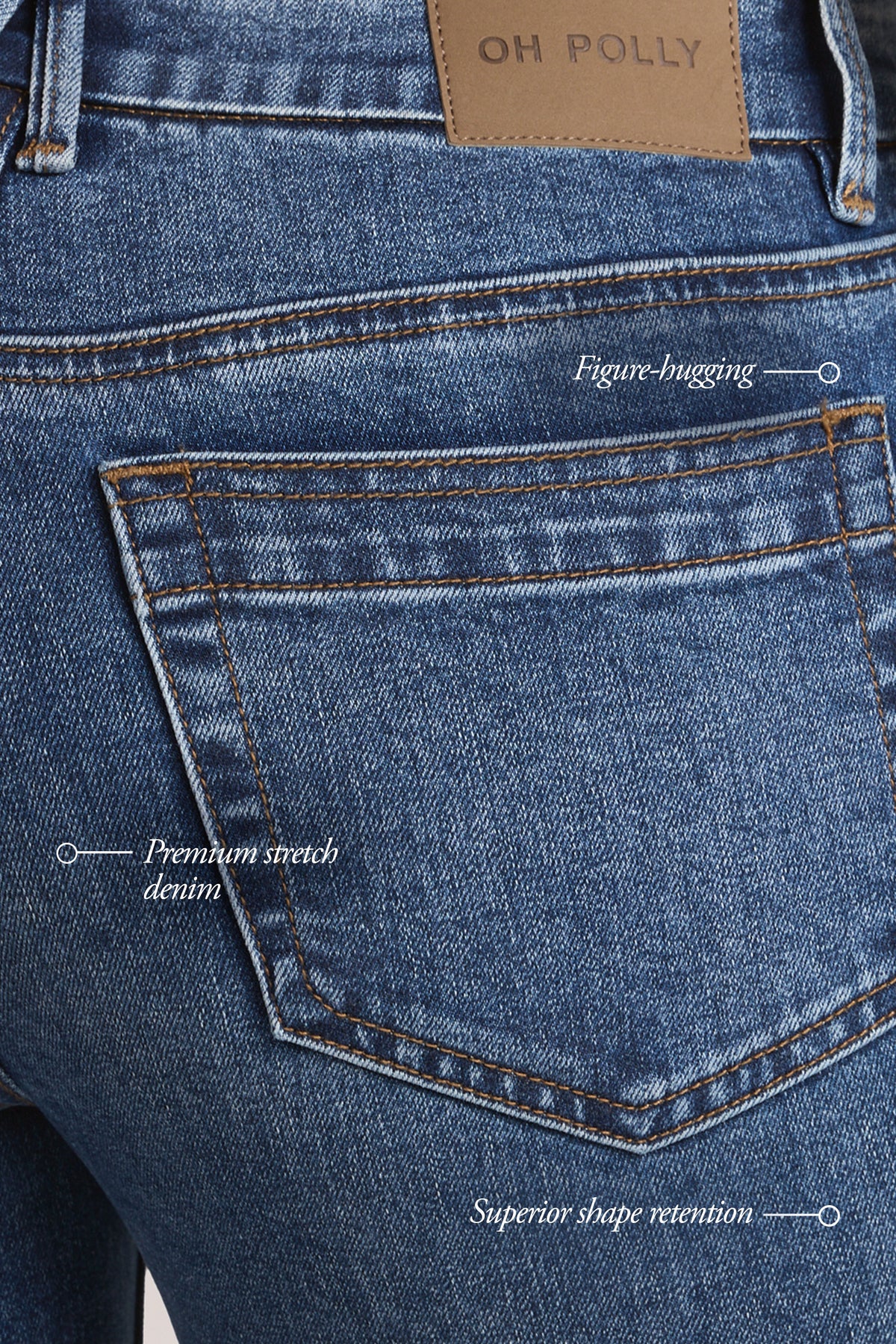 High-Rise Bootcut Jeans in Mid Wash - 1