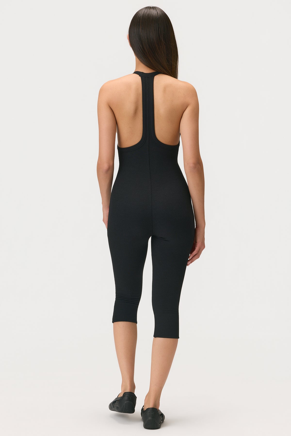 ButterCloud™ Capri Jumpsuit in Black
