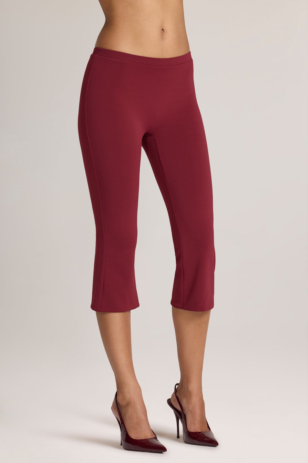 Ponte Capri Trousers in Wine