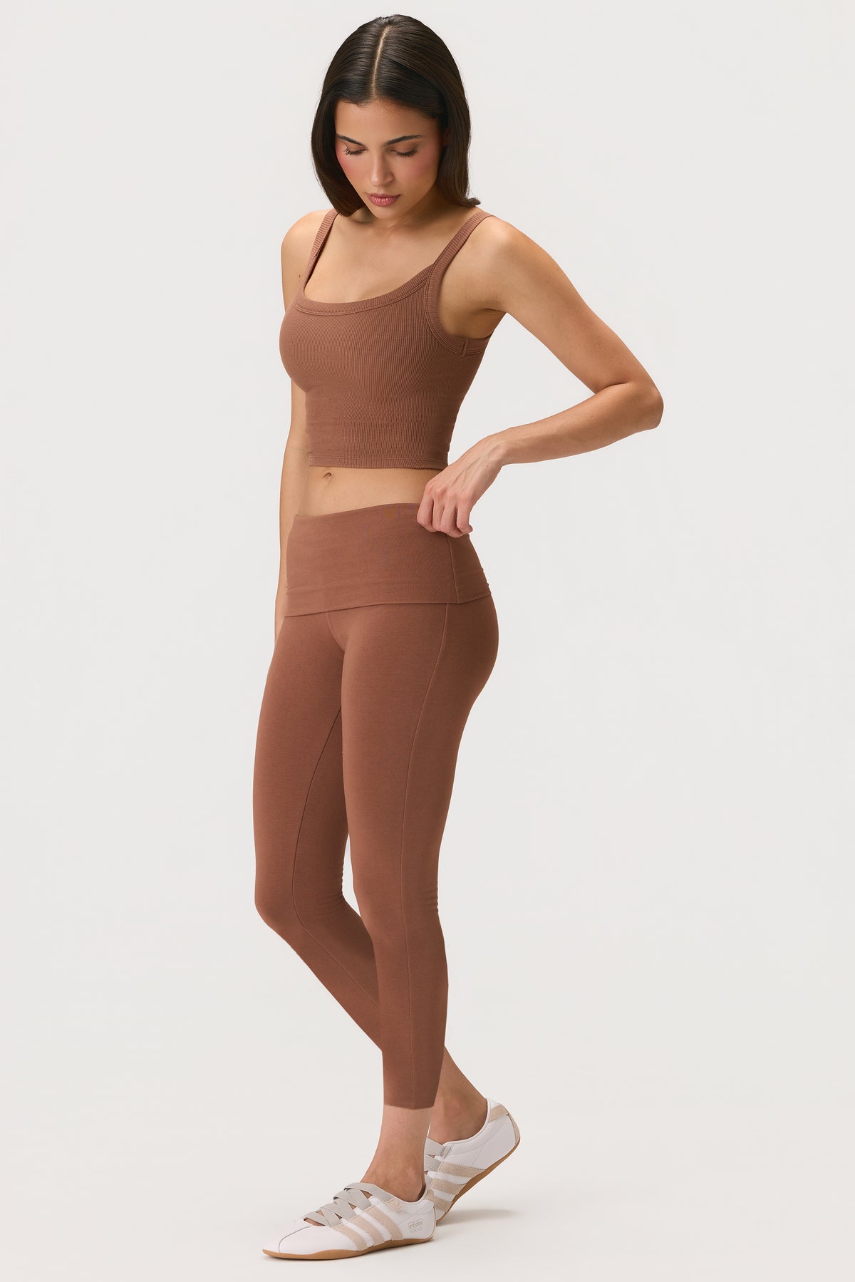 ButterCloud™ 7/8 Leggings in Cocoa