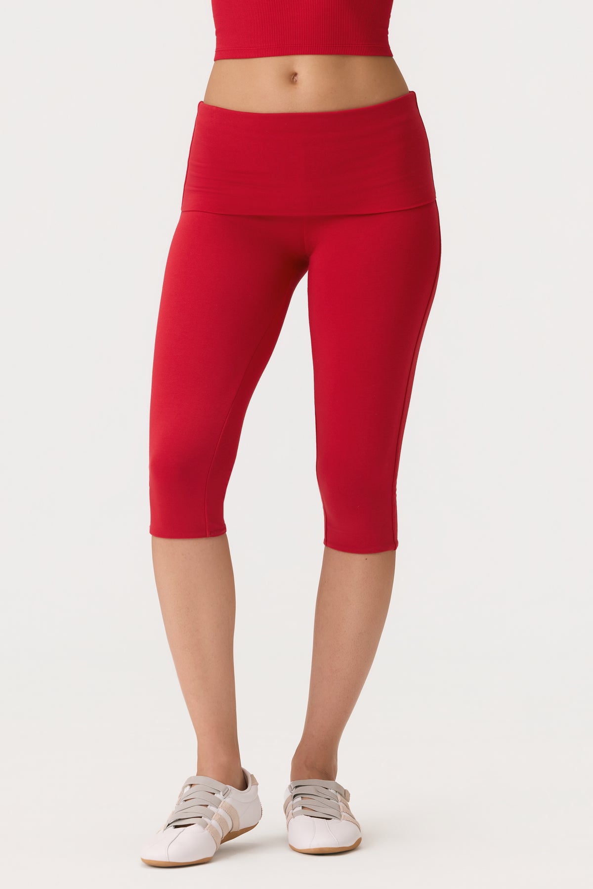 ButterCloud™ Capri Leggings in Chilli