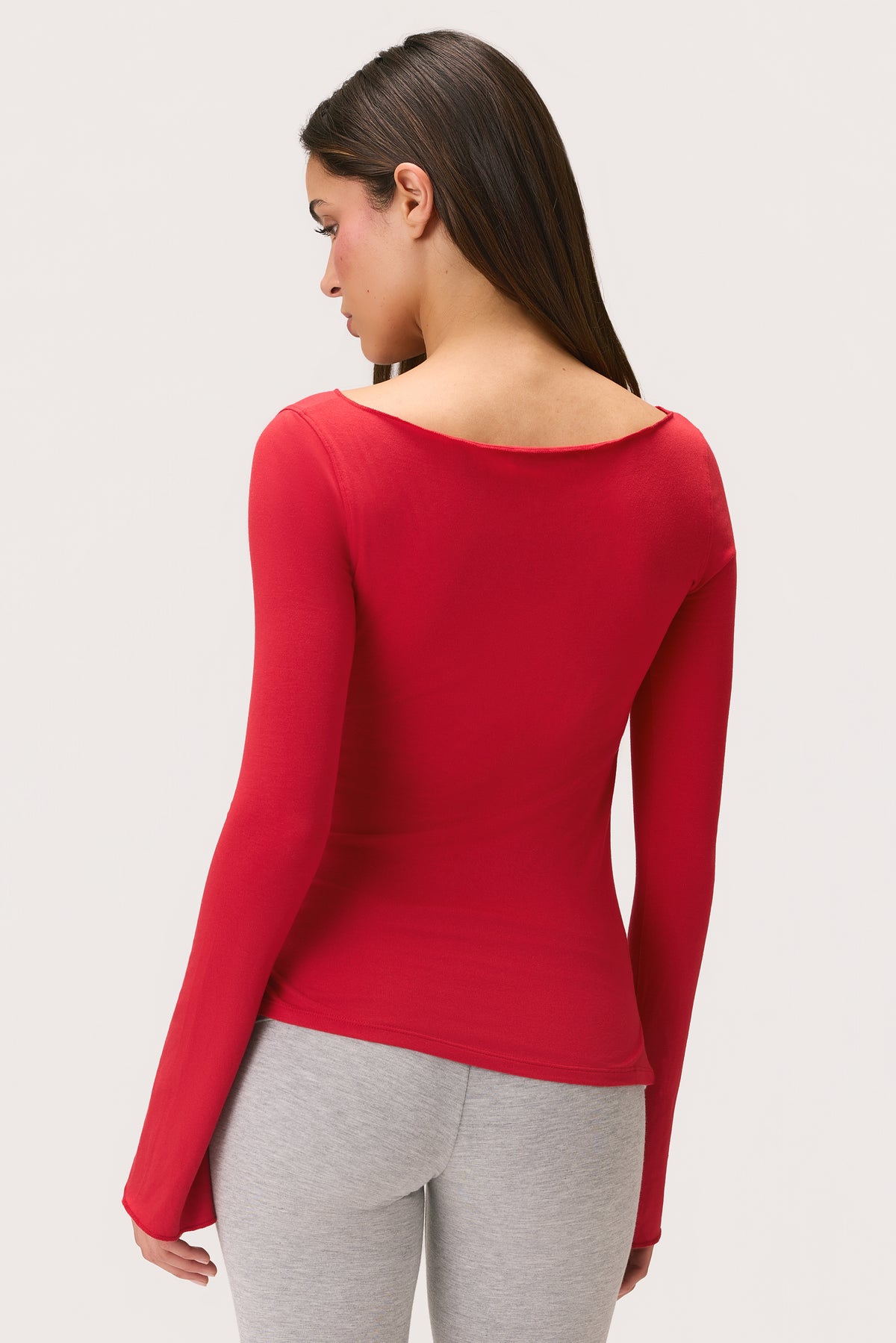 ButterCloud™ Long-Sleeve Top in Chilli