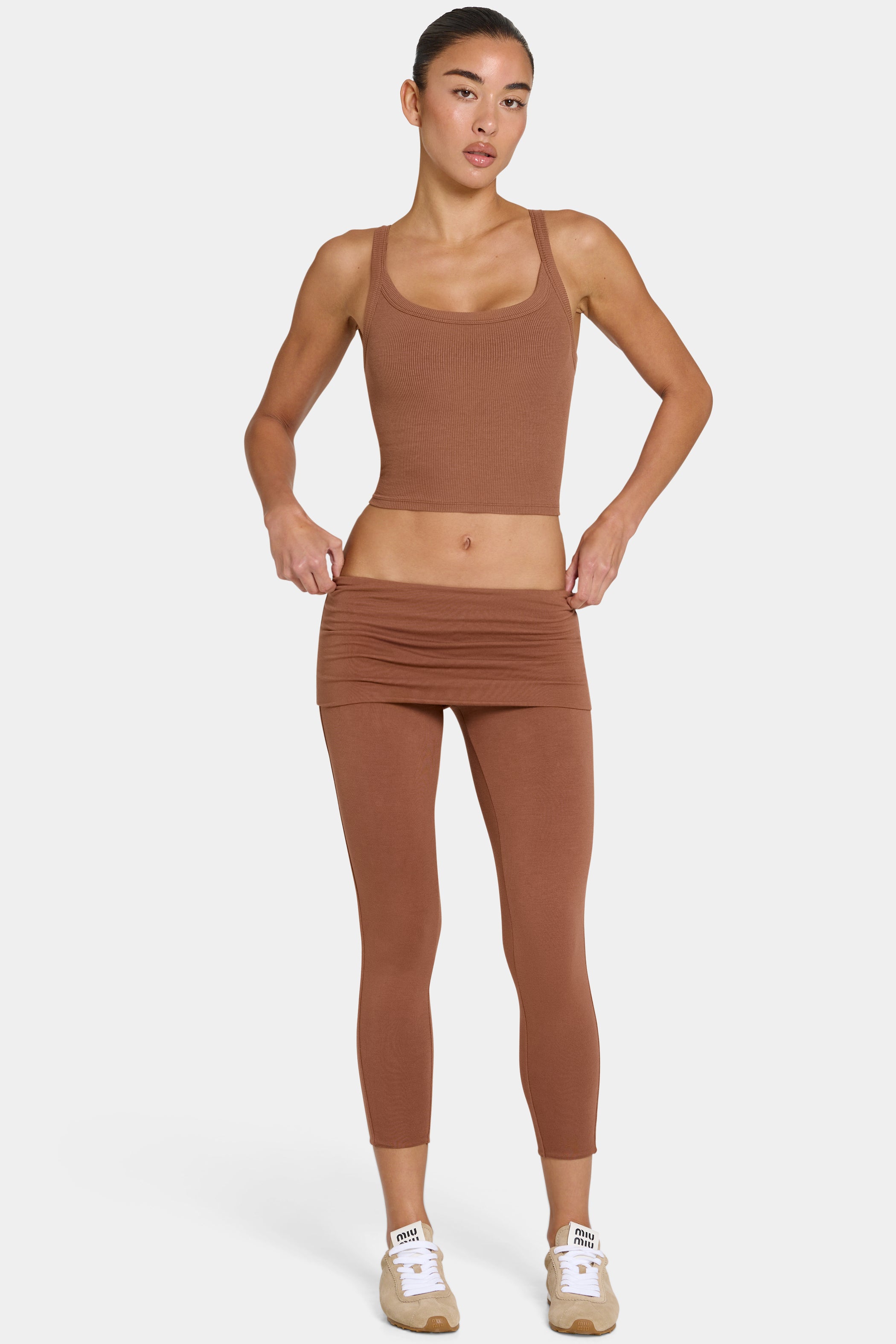 ButterCloud™ 7/8 Leggings in Cocoa