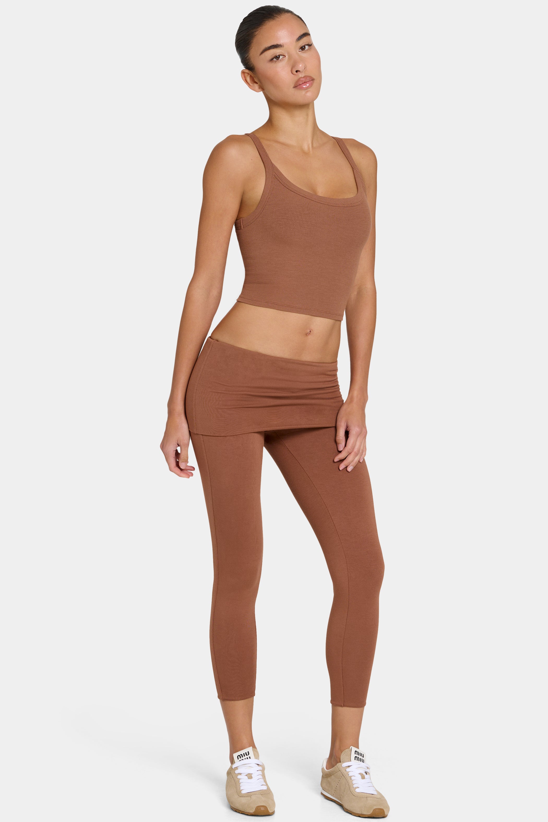 ButterCloud™ 7/8 Leggings in Cocoa