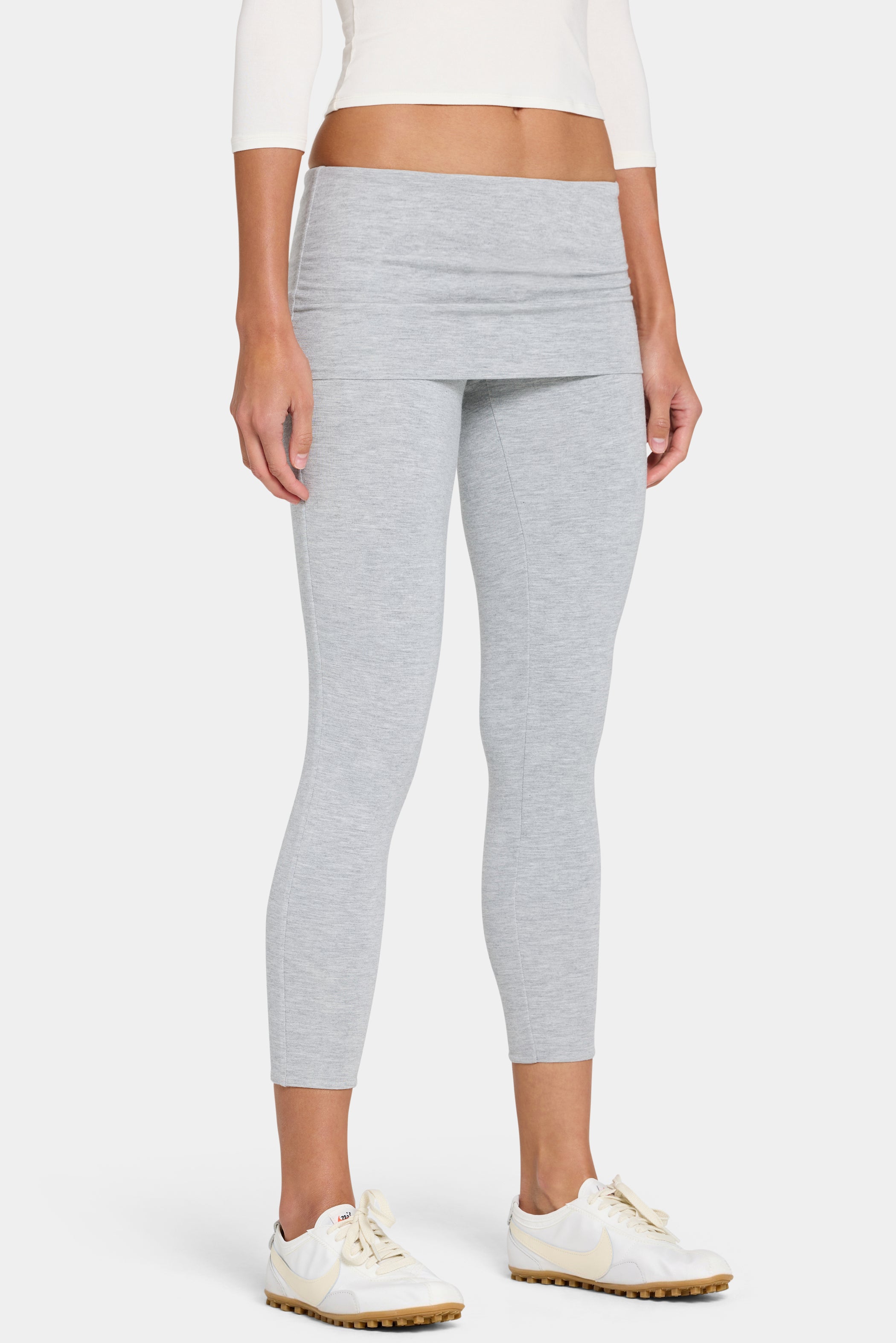 ButterCloud™ 7/8 Leggings in Grey Marl