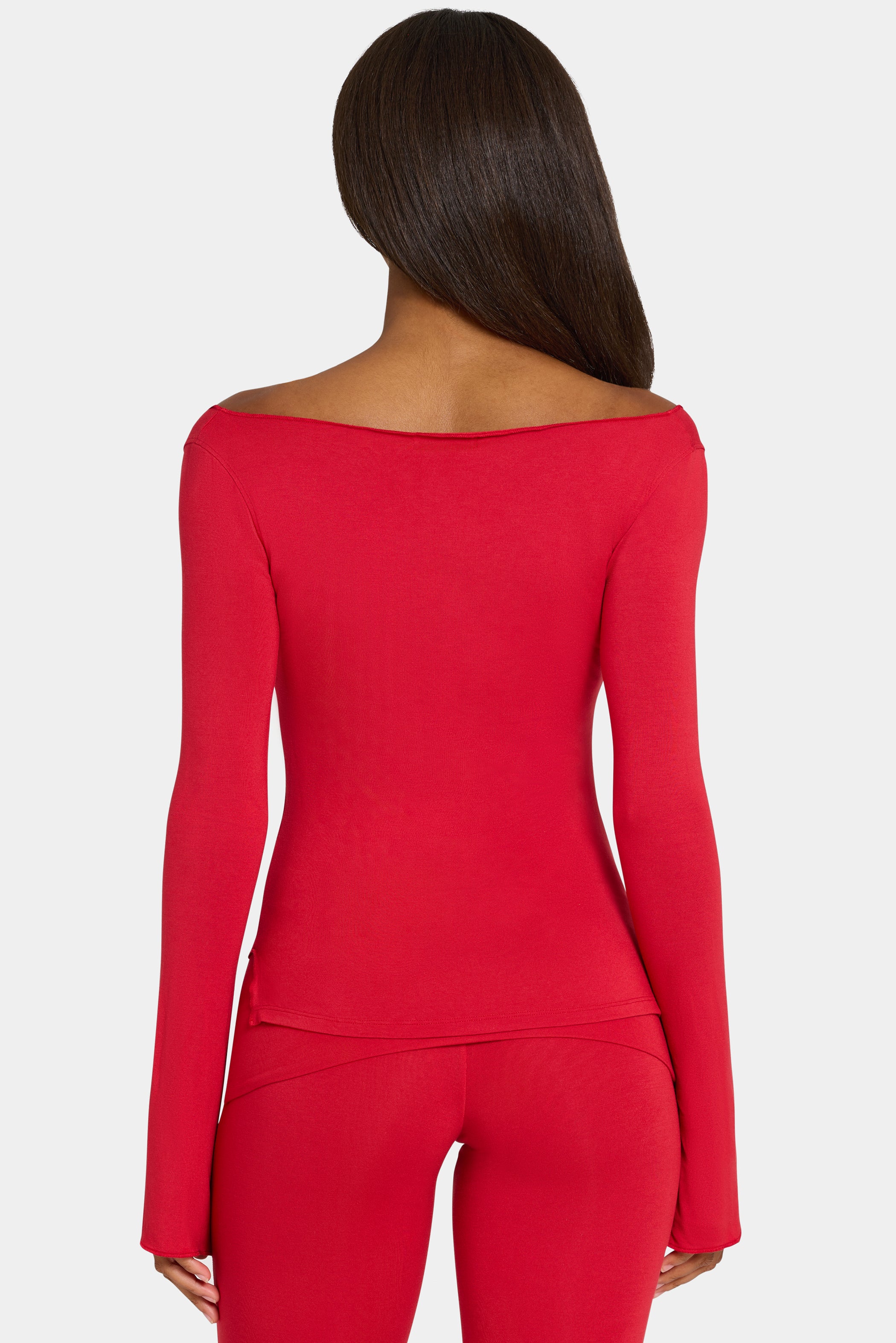 ButterCloud™ Long-Sleeve Top in Chilli