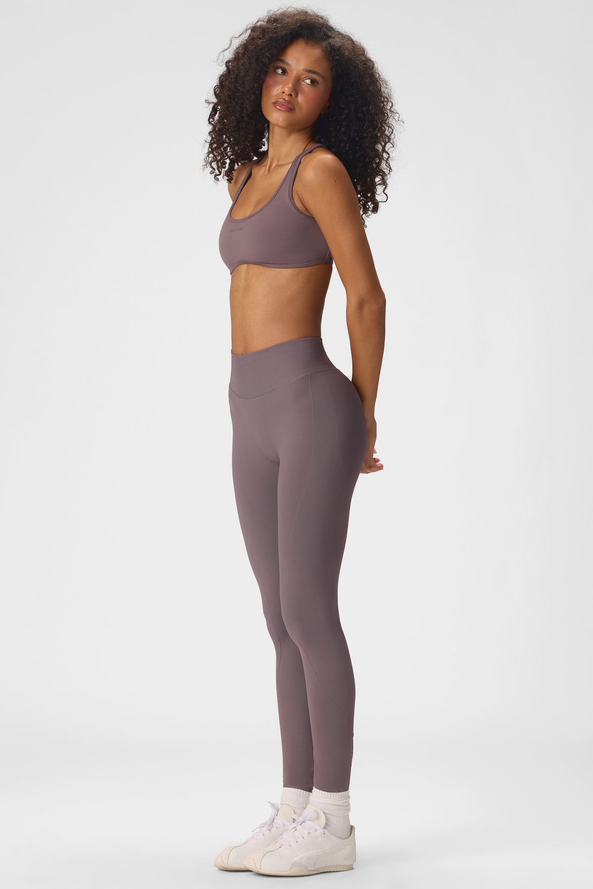 Seamless Full-Length Leggings in Stone - 2