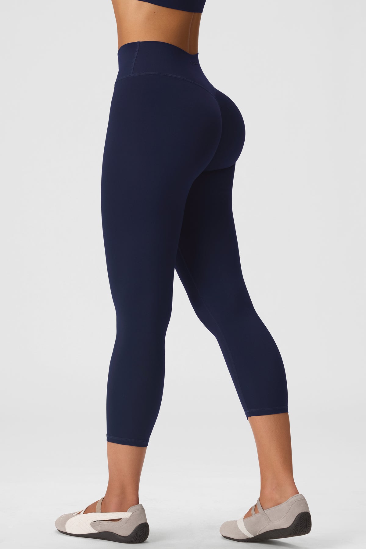Soft Active 7/8 Leggings in Midnight Navy - 1