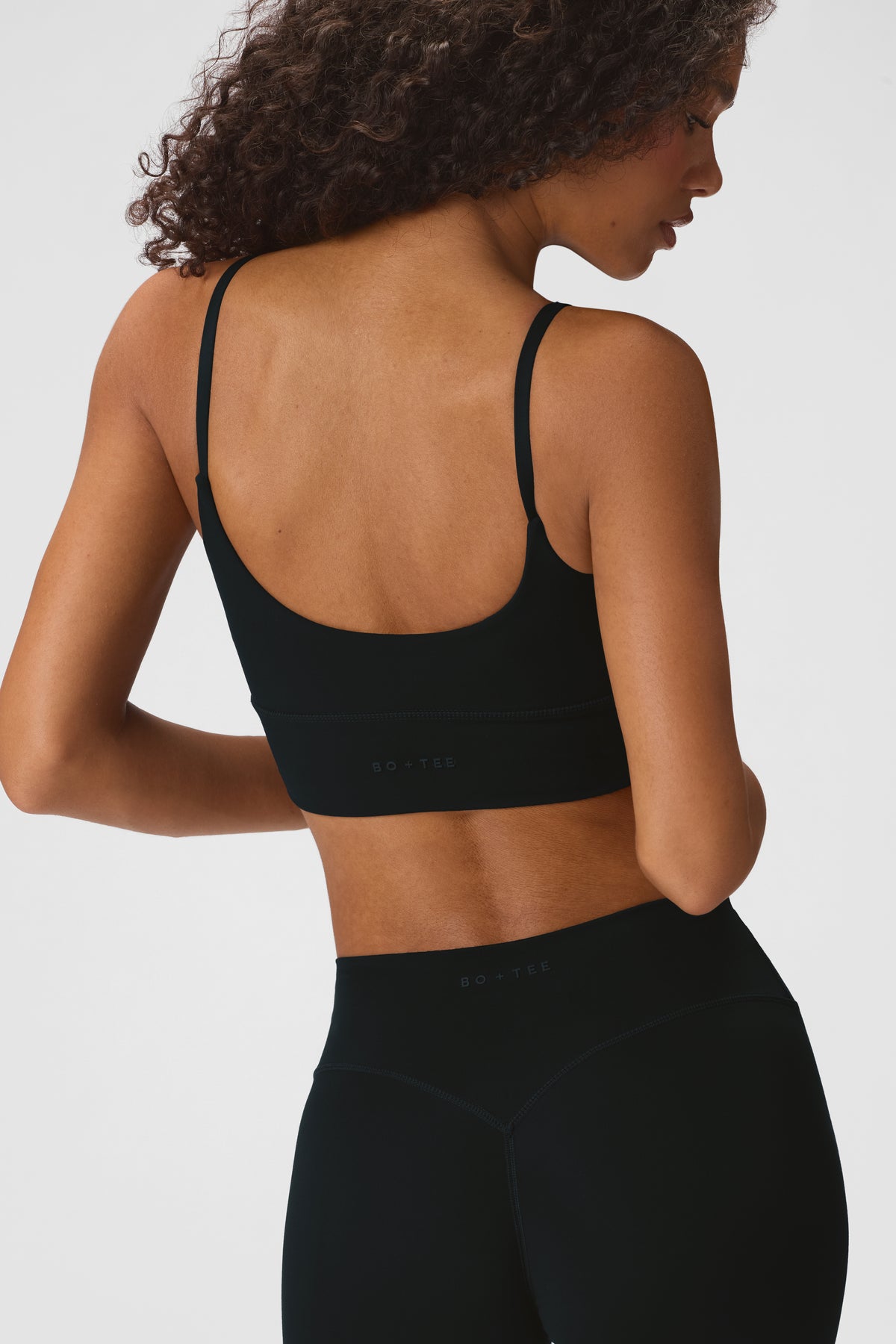 Soft Active High-Impact Sports Bra in Black