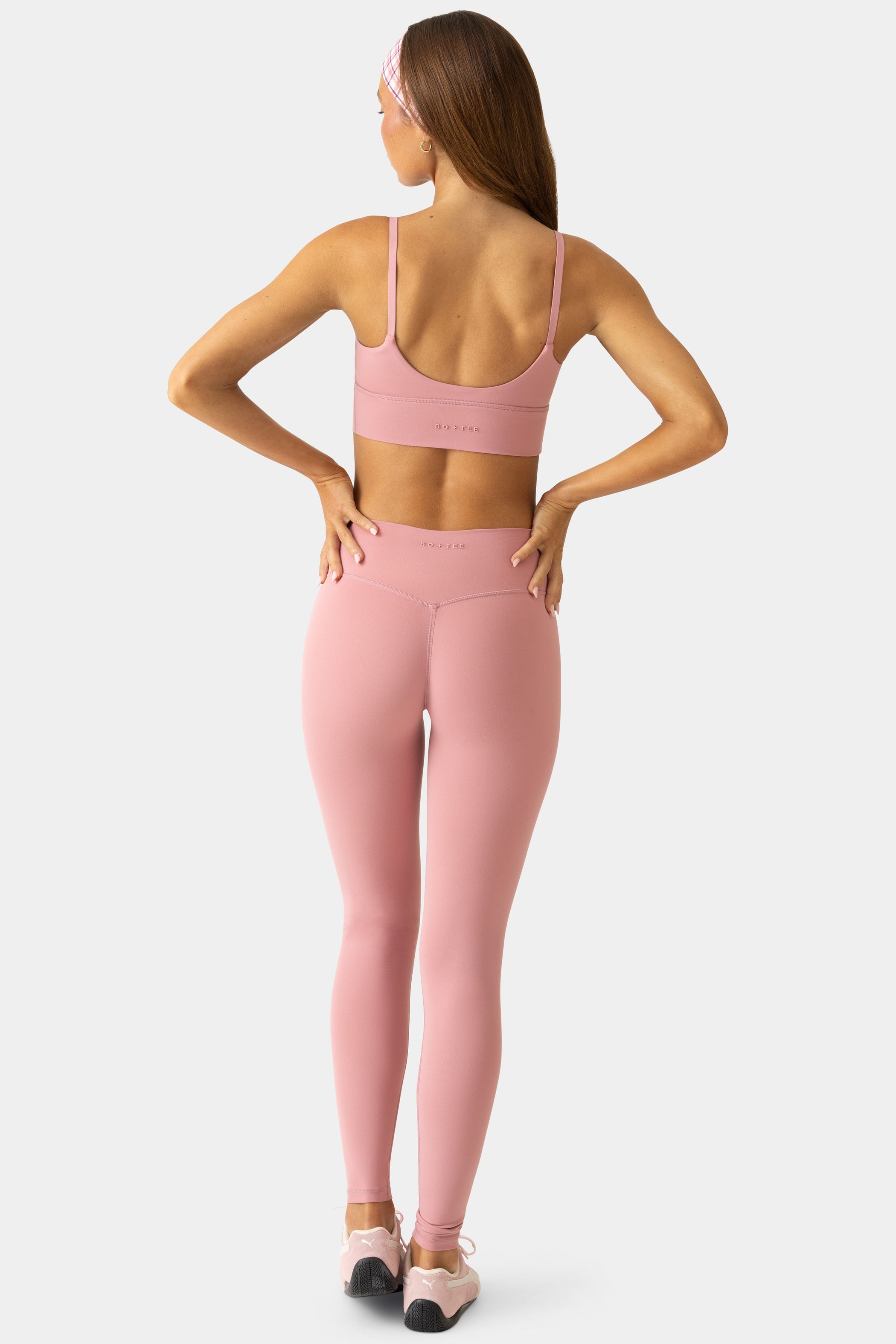 Soft Active Full-Length Leggings in Mauve
