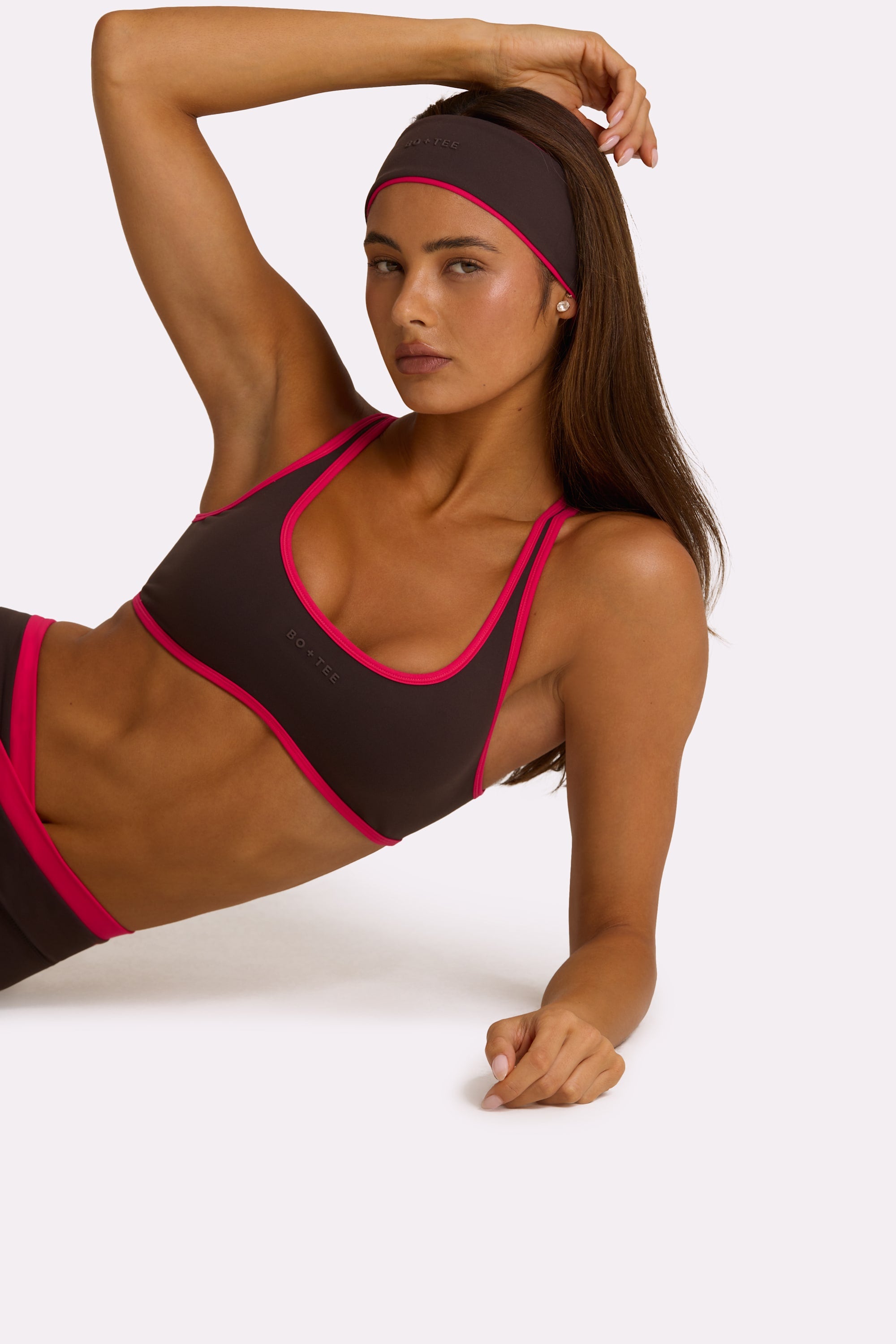 Soft Active Sports Bra in Truffle - 1