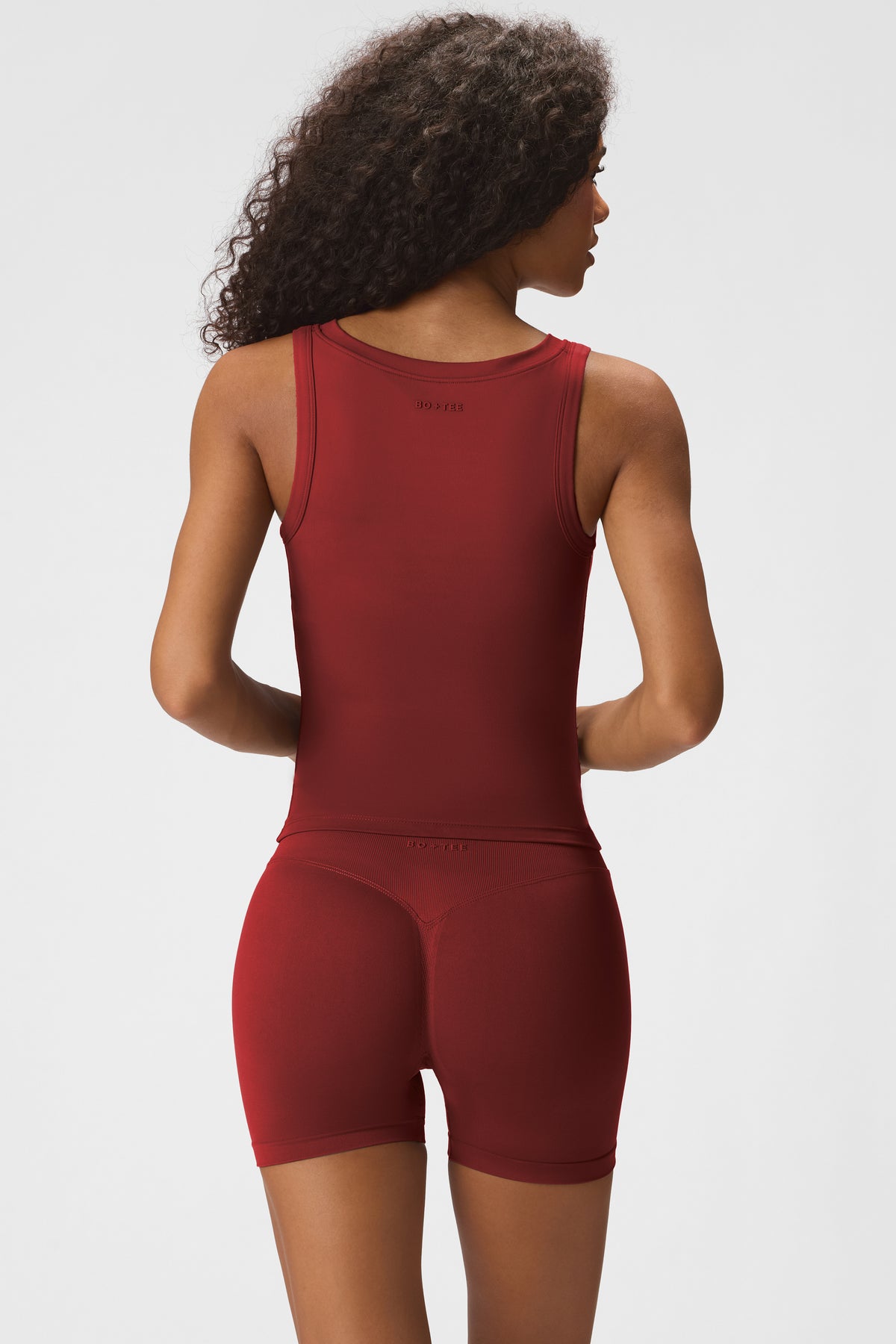 Soft Active Tank Top in Dark Cherry