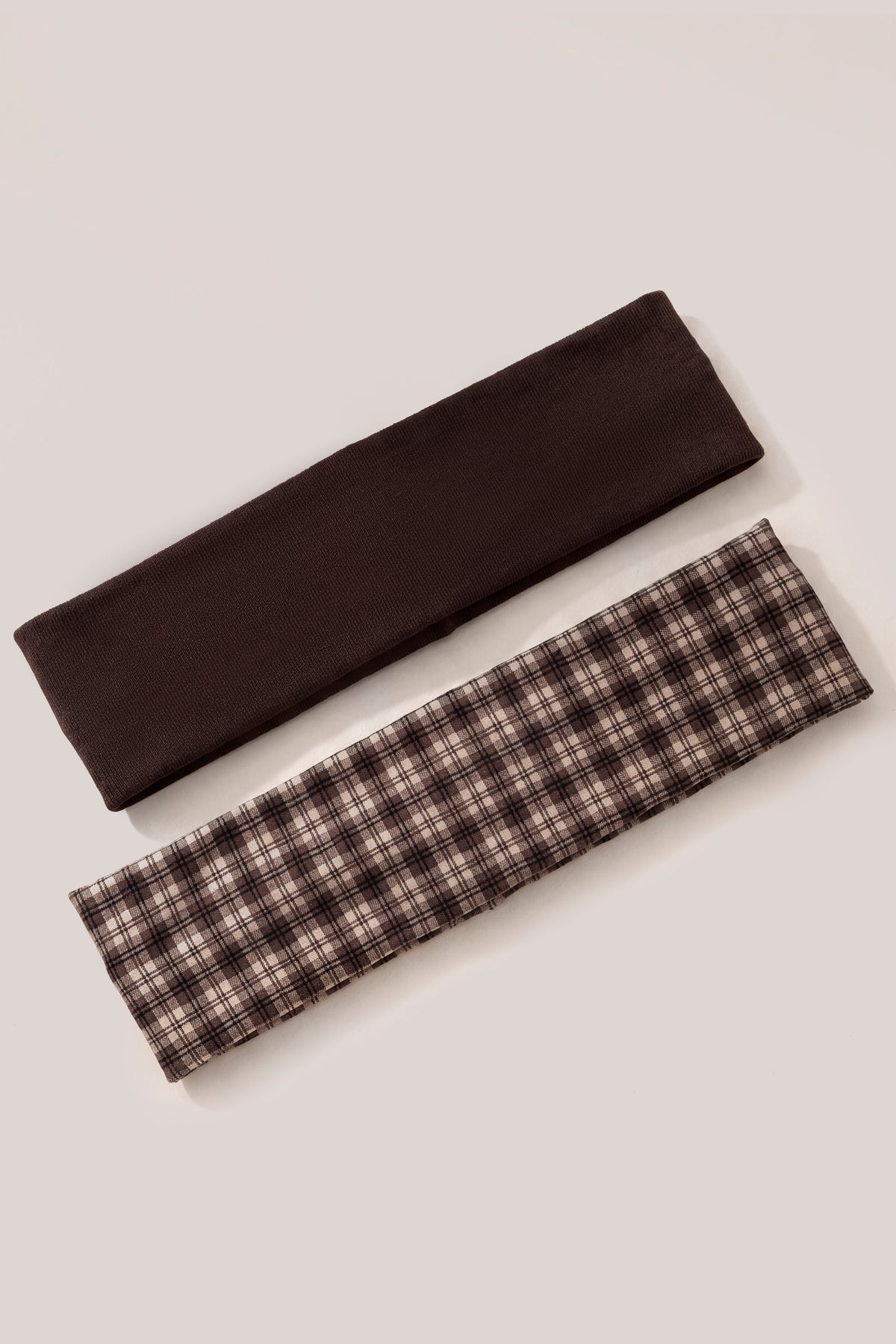 Modal Headband 2-Pack in Square Check Print - 1