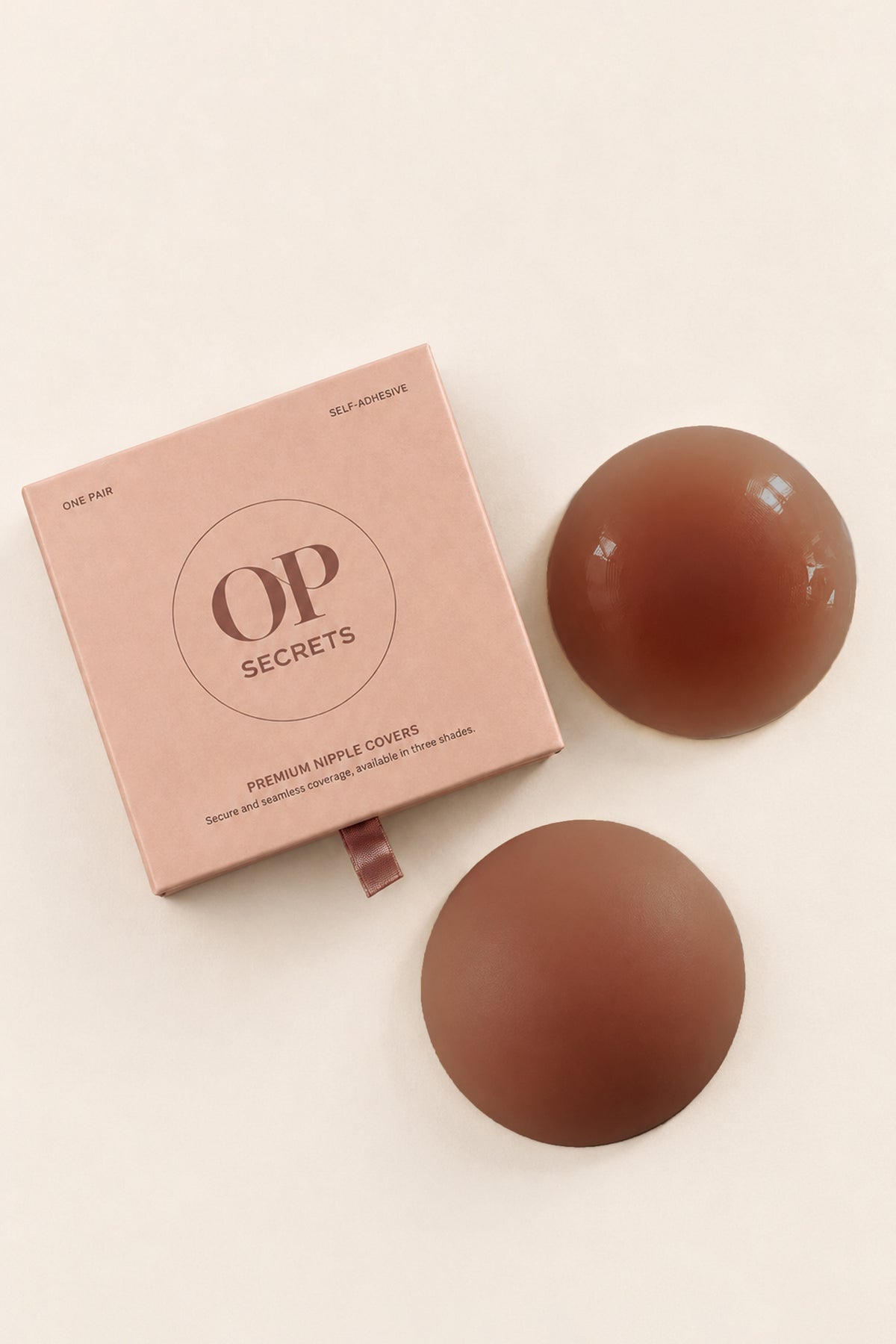 Nipple Covers in Chestnut - 1