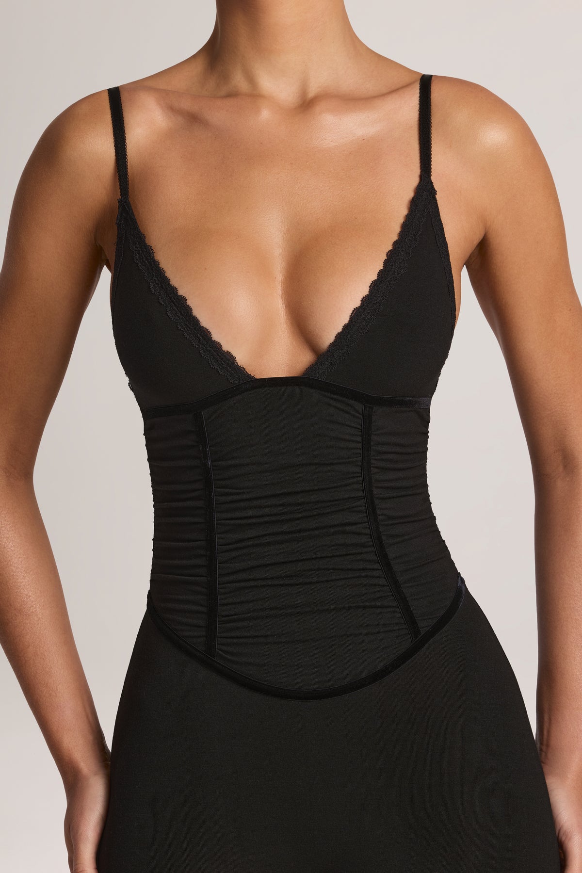 Modal Capri Jumpsuit in Black